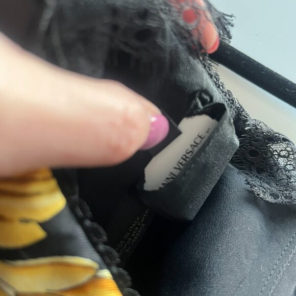 Versace Baroque Silk Bustier-Style Top | Worn Once | Tailored Fit | $995 Retail - Picture 9 of 9